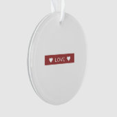 現代の共感 ペット写真 コラージュ オーナメント (正面)