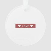 現代の共感 ペット写真 コラージュ オーナメント (正面)