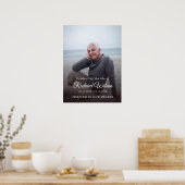 現代の写真による人生の祝い・追悼式の記念 ポスター (キッチン)