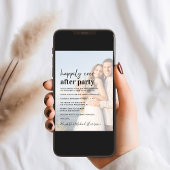 現代の写真付き結婚式の招待状 案内状