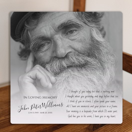 現代の写真記念 フォトプラーク