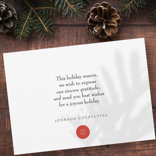 現代の冬の風景 | ホリデー・グリーティングズ シーズンカード