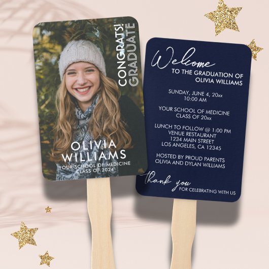 現代の医学部卒業おめでとう写真 ハンドファン