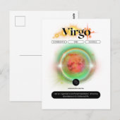 現代の十二星座・乙女座の名言 地のエレメント ポストカード (正面/裏面)