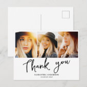 現代の卒業お礼メッセージ ポストカード (正面/裏面)