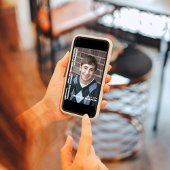 現代の卒業パーティー カスタム フォト 招待状