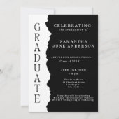 現代の卒業写真マガジン 卒業パーティー 招待状 (裏面)