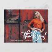 現代の卒業写真　ありがとう ポストカード (正面)