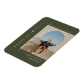 現代の卒業写真 マグネット (左側)