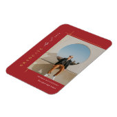 現代の卒業写真 マグネット (左側)