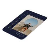 現代の卒業写真 マグネット (左側)