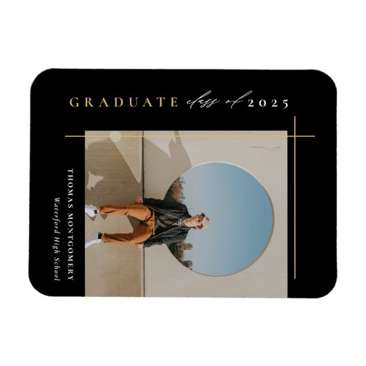 現代の卒業写真 マグネット (横)