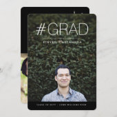 現代の卒業生 招待状 (正面/裏面)