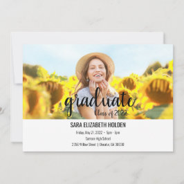 現代の卒業発表 招待状