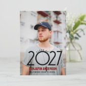 現代の卒業 卒業生 2027 案内状 (スタンド正面)