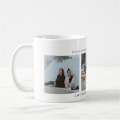 現代の友人よ、結婚式の仲人になってくれませんか？ | フォトコラージュ コーヒーマグカップ (左)