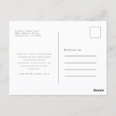 現代の双子卒業生 ダブルジョイント卒業おめでとう ポストカード (裏面)