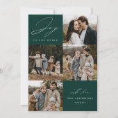 現代の喜びに満ちた世界へ　グリーン５　フォト シーズンカード (正面)