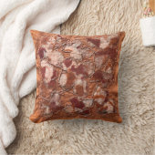 現代の喜びの燃えたオレンジ色の蝶の刺繍 クッション (ブランケット)