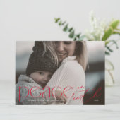 現代の地球の平和 大きな写真 宗教的 シーズンカード (スタンド正面)