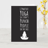 現代の女性のためのヨガカード - 瞑想 カード (黄色い花)