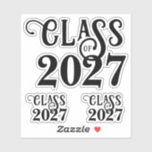 現代の学校のクラス 年度 セット 3 シール (シート)