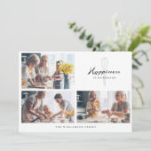 現代の幸せは手作りのパン屋さんのウィスク写真 シーズンカード (スタンド正面)