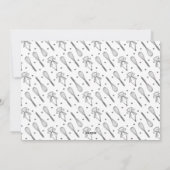 現代の幸せは手作りのパン屋さんのウィスク写真 シーズンカード (裏面)