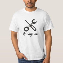 現代の建設便利屋ツール Tシャツ