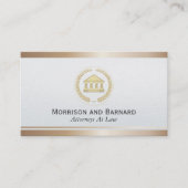 現代の弁護士 ゴールドの法廷 名刺 (正面)