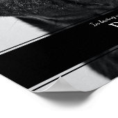 現代の愛するペットの追悼 フォトプレート ポスター (角)