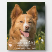 現代の愛する思い出 オーダーメイドペットメモリアル フォトプラーク (正面)