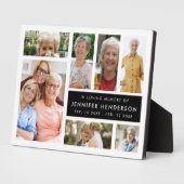 現代の愛する記憶の写真コラージュ フォトプラーク (側面)