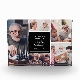 現代の愛する記憶 5枚の写真のメモリアルアクセサリー フォトブロック