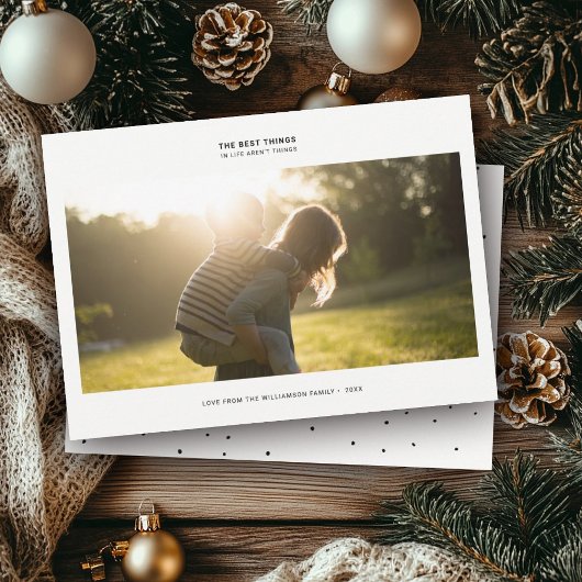 現代の感謝の名言 | 家族写真 ミニマル主義 シーズンカード