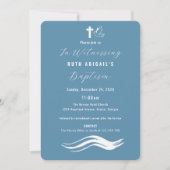 現代の成人洗礼 招待状 (正面)