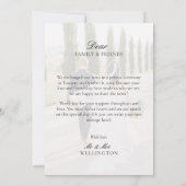 現代の新婚写真 案内状 (裏面)