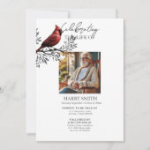 現代の植物葬儀追悼サービスe-invite 招待状 (正面)