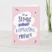 現代の母の日のカード カード (正面)