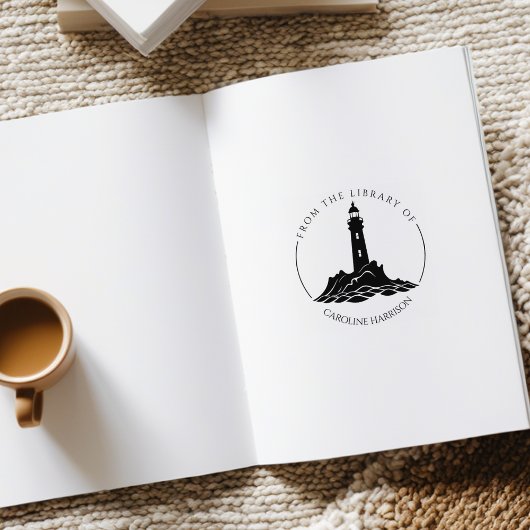 現代の灯台　図書館コレクションから ラバースタンプ