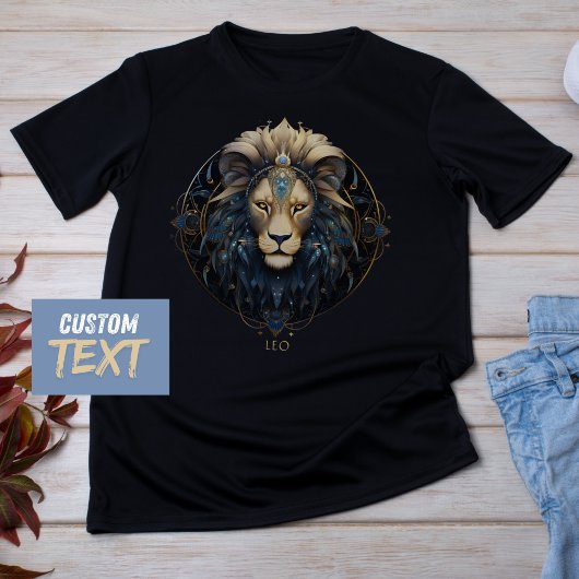 現代の獅子十二支のシンボル太陽のサインleo女性 tシャツ