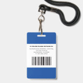 現代の看護師 バッジ (裏面（ネックストラップ付）)