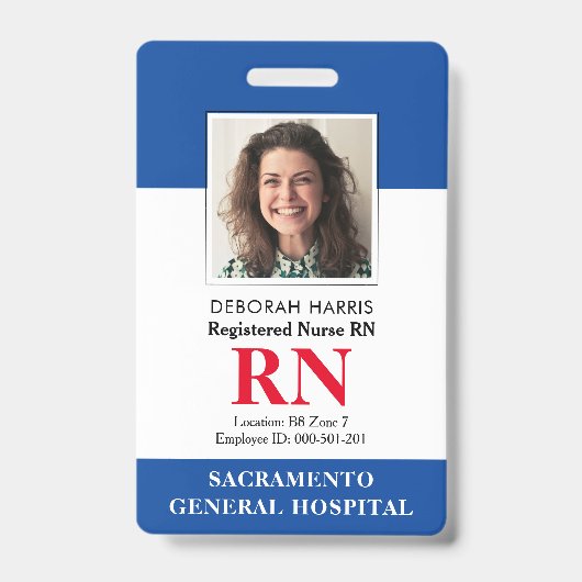 現代の看護師 バッジ (正面)