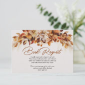 現代の秋の花と葉の写真集お願いします エンクロージャーカード (スタンド正面)