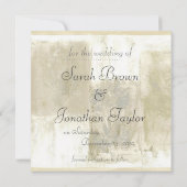 現代の結婚式お知らせカード セーブザデート (裏面)