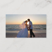 現代の結婚式の写真をシェアしよう 愛のQRコード エンクロージャーカード (裏面)