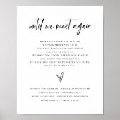 現代の結婚式 追悼看板 家族の思い出 ポスター (正面)