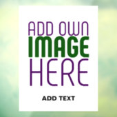 現代の編集可能なシンプルな白い画像テキストテンプレート ウィンドウサイン (シート3)