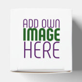 現代の編集可能なシンプルな白い画像テキストテンプレート フェイバーボックス (上部)