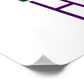 現代の編集可能なシンプルな白い画像テキストテンプレート ポスター (角)